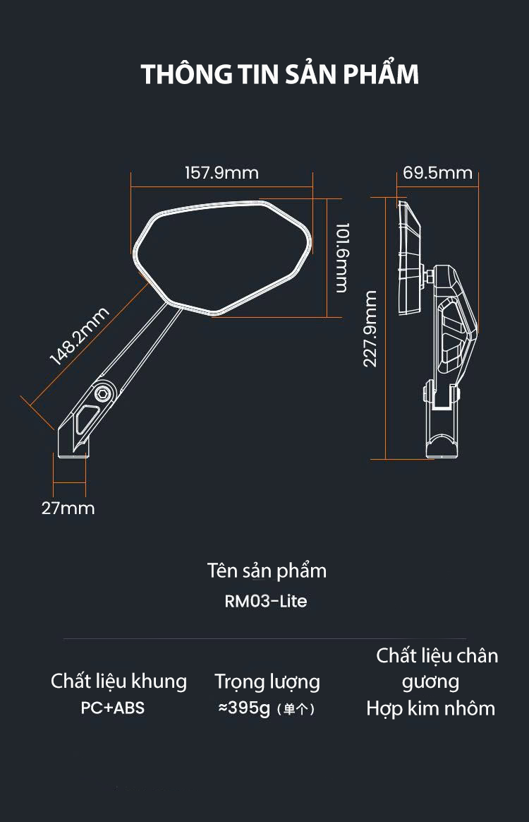 Gương Loboo RM03-Lite