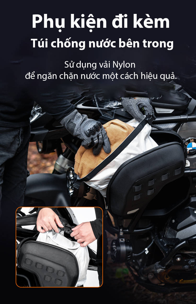 Túi bên bình xăng 5L 1300GSA Loboo BHG13