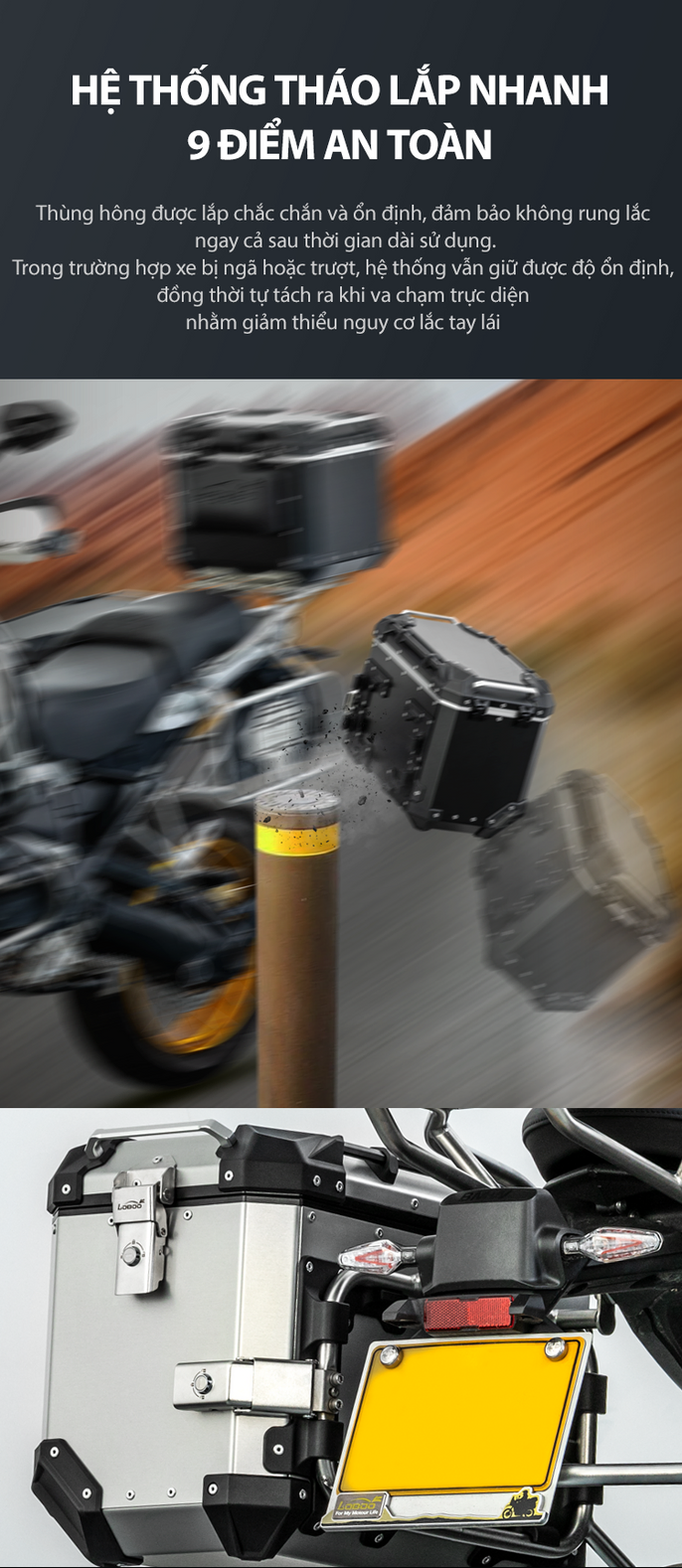 Thùng nhôm Loboo Conqueror