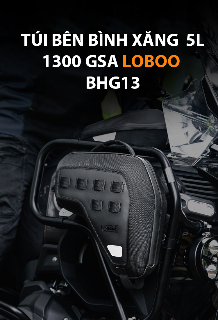Túi bên bình xăng 5L 1300GSA Loboo BHG13