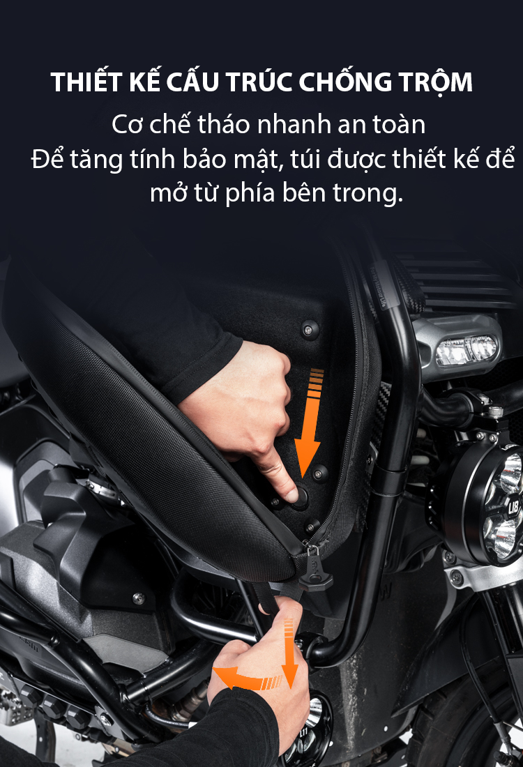 Túi bên bình xăng 5L 1300GSA Loboo BHG13