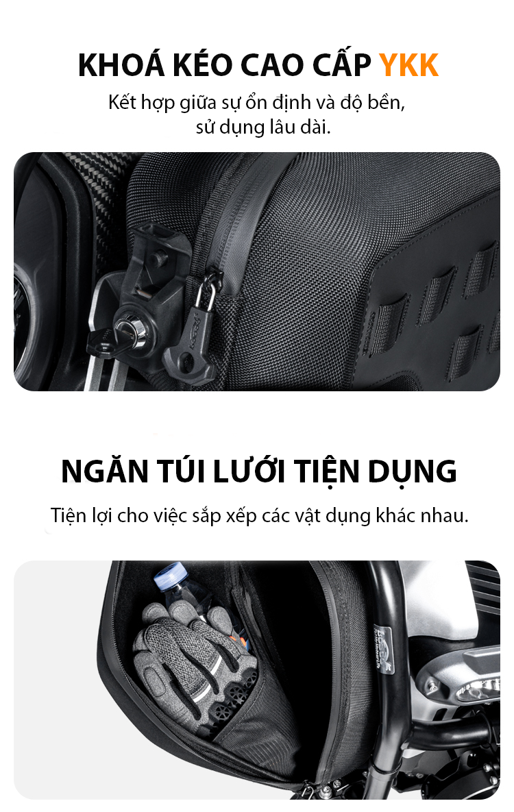 Túi bên bình xăng 5L 1300GSA Loboo BHG13